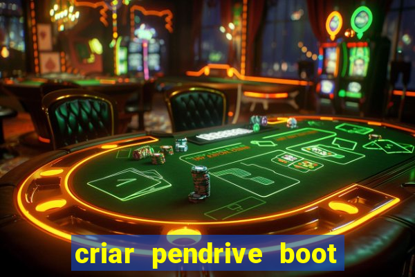 criar pendrive boot windows 10